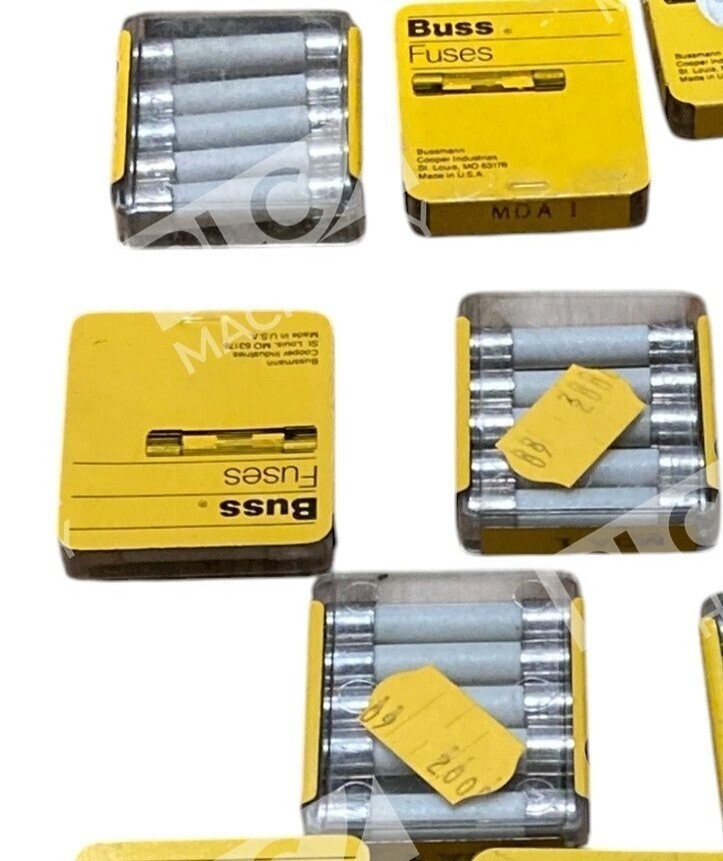 Cooper Bussmann Buss Box Of 5 1A Fuses MDA 1 (lot of 5)