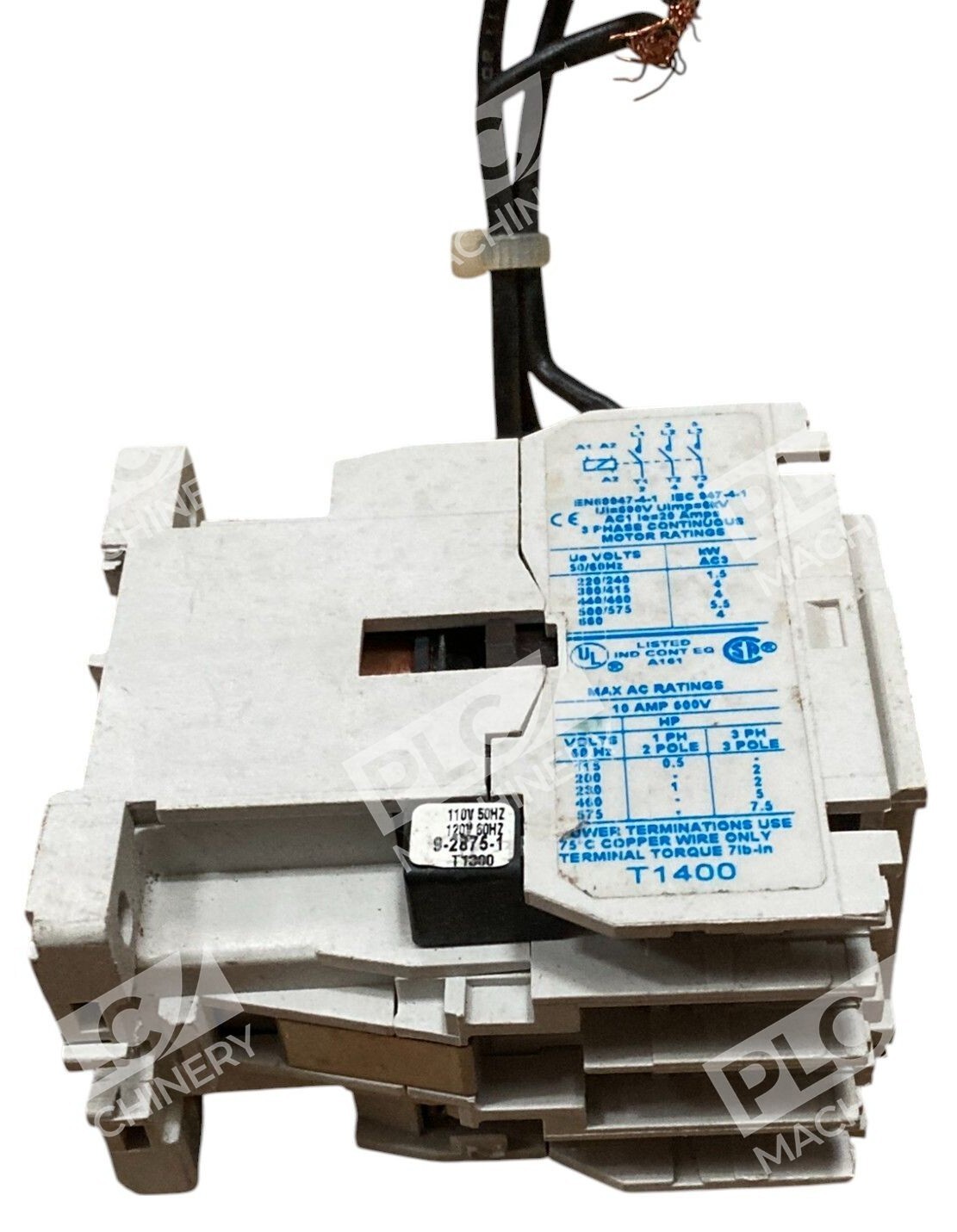 Cutler Hammer Eaton 3 Phase Continuous Motor 10A 600V Contactor CE15BNS3 - Image 5