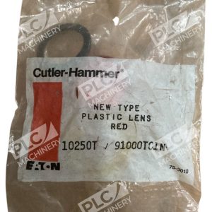 Cutler Hammer Eaton New Type Plastic Red Lens 10250T / 91000TC1N