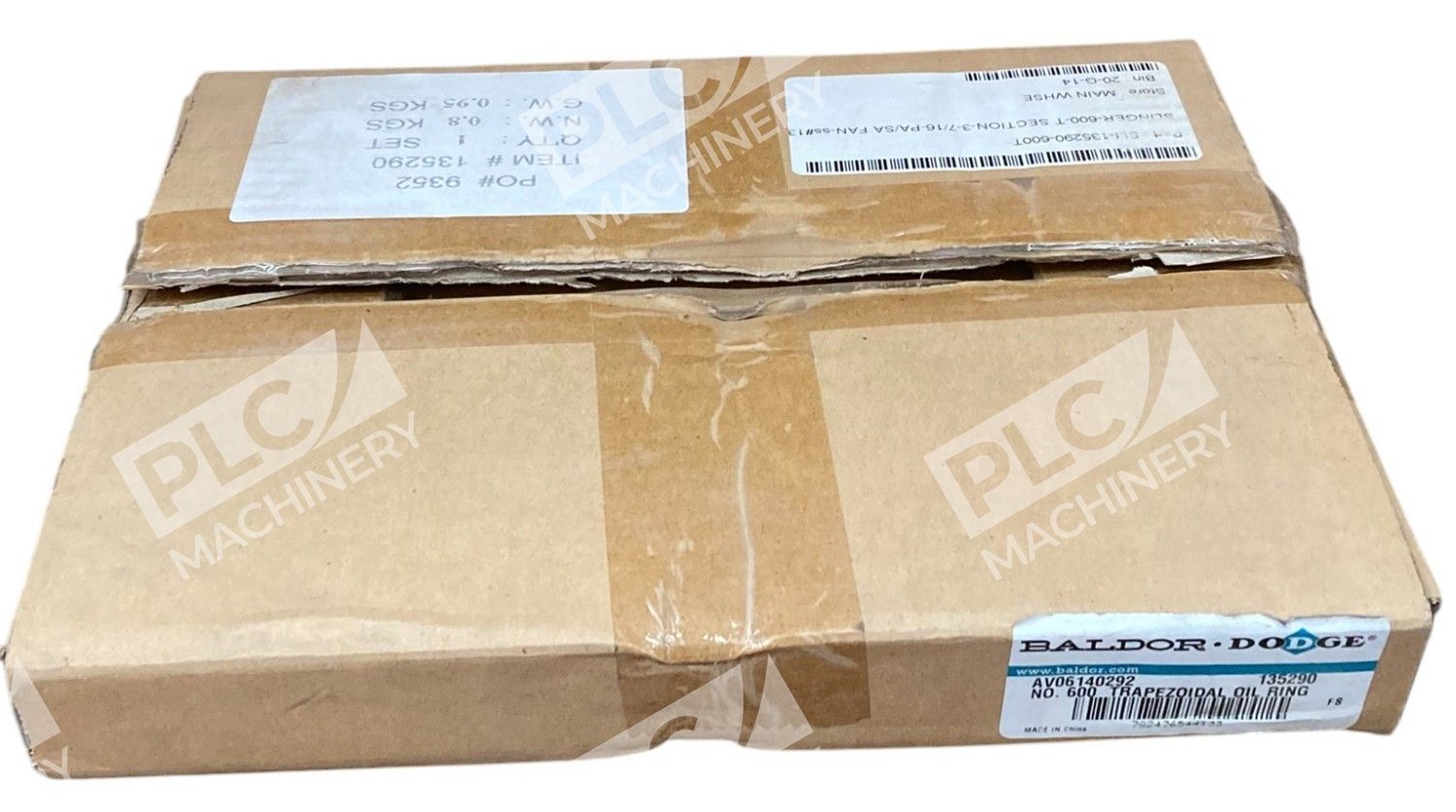 Dodge Baldor AV06140292 No 600 Trapezoidal Oil Ring 135290