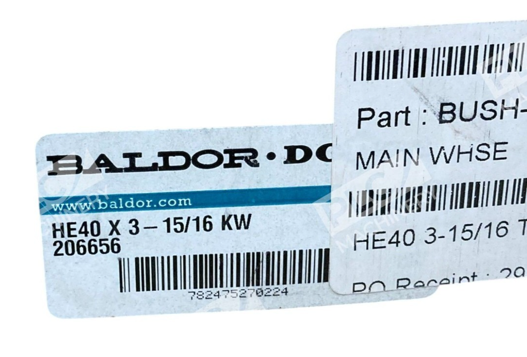 Dodge Baldor HE40 X 3-15/16 KW Hub Taper Bushing 206656 - Image 3