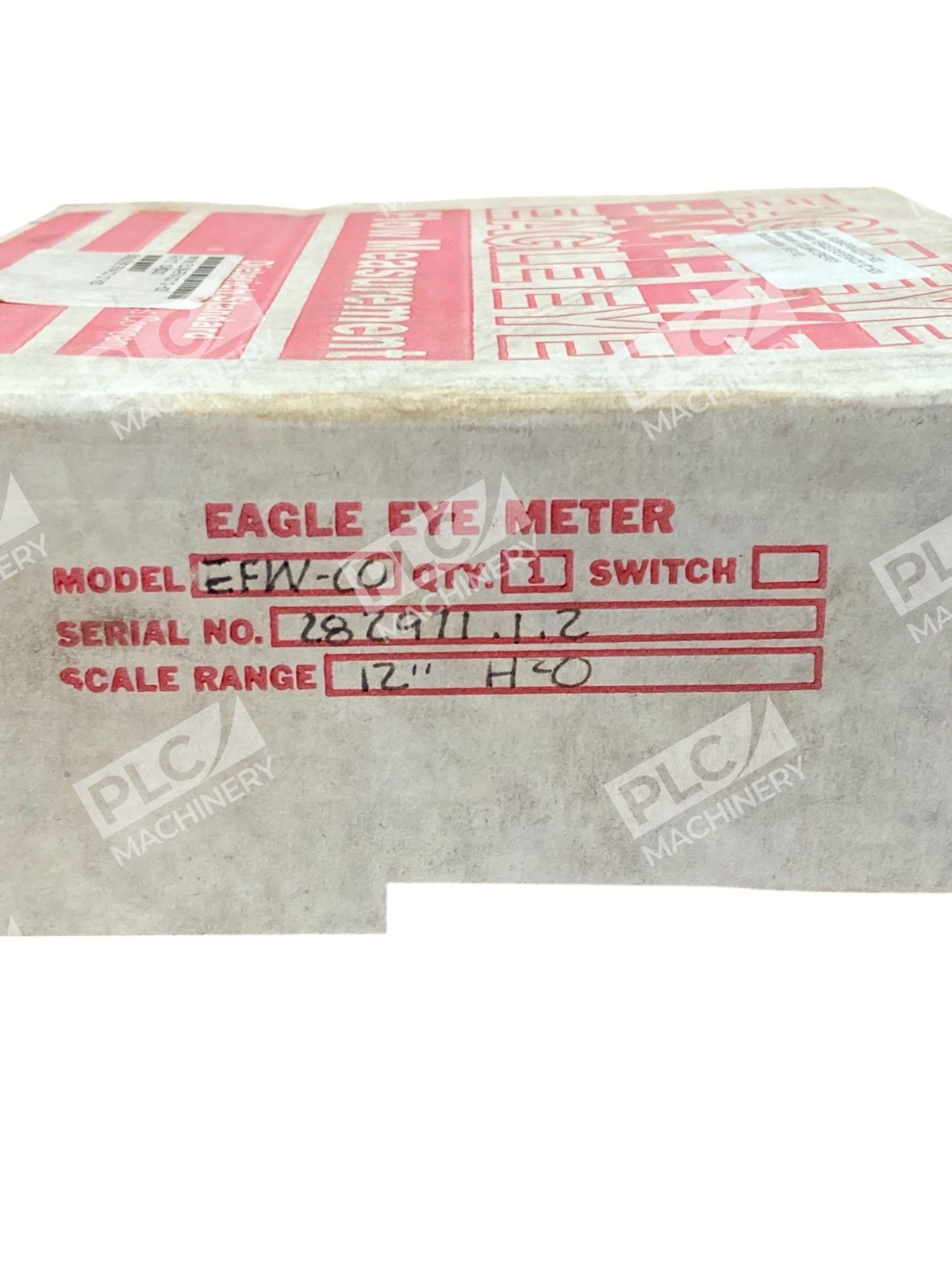 Eagle Eye 0-50 SCFHx1000 12"H2O DP/Flow Meter EFW C0 0796 - Image 3