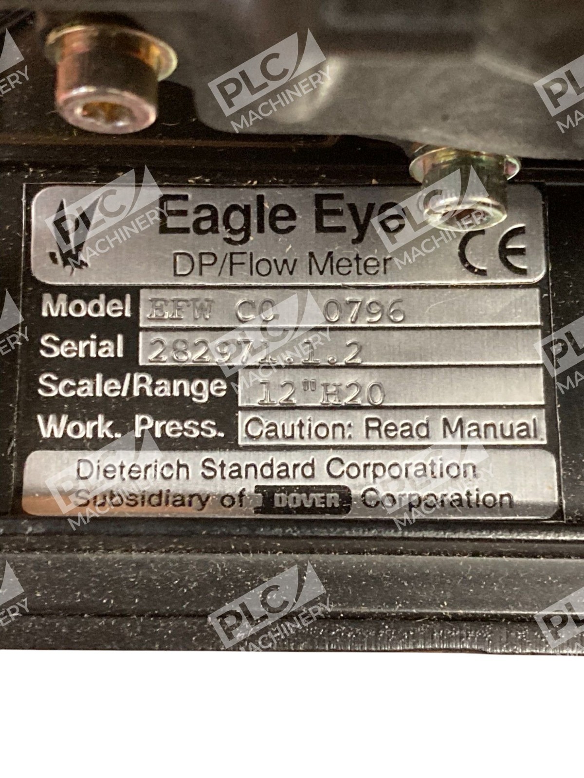 Eagle Eye 0-50 SCFHx1000 12"H2O DP/Flow Meter EFW C0 0796 - Image 8