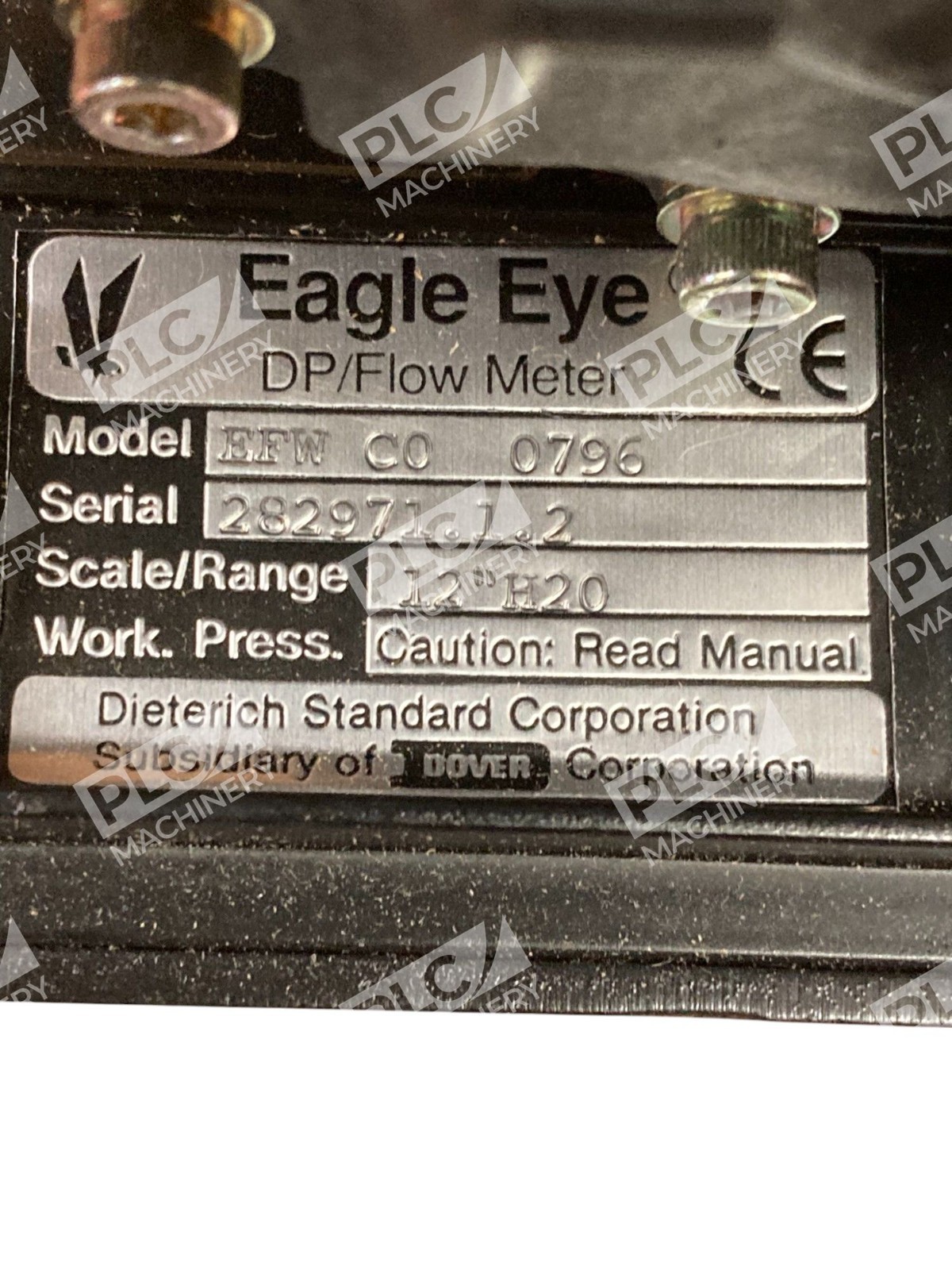 Eagle Eye 0-50 SCFHx1000 12"H2O DP/Flow Meter EFW C0 0796 - Image 9