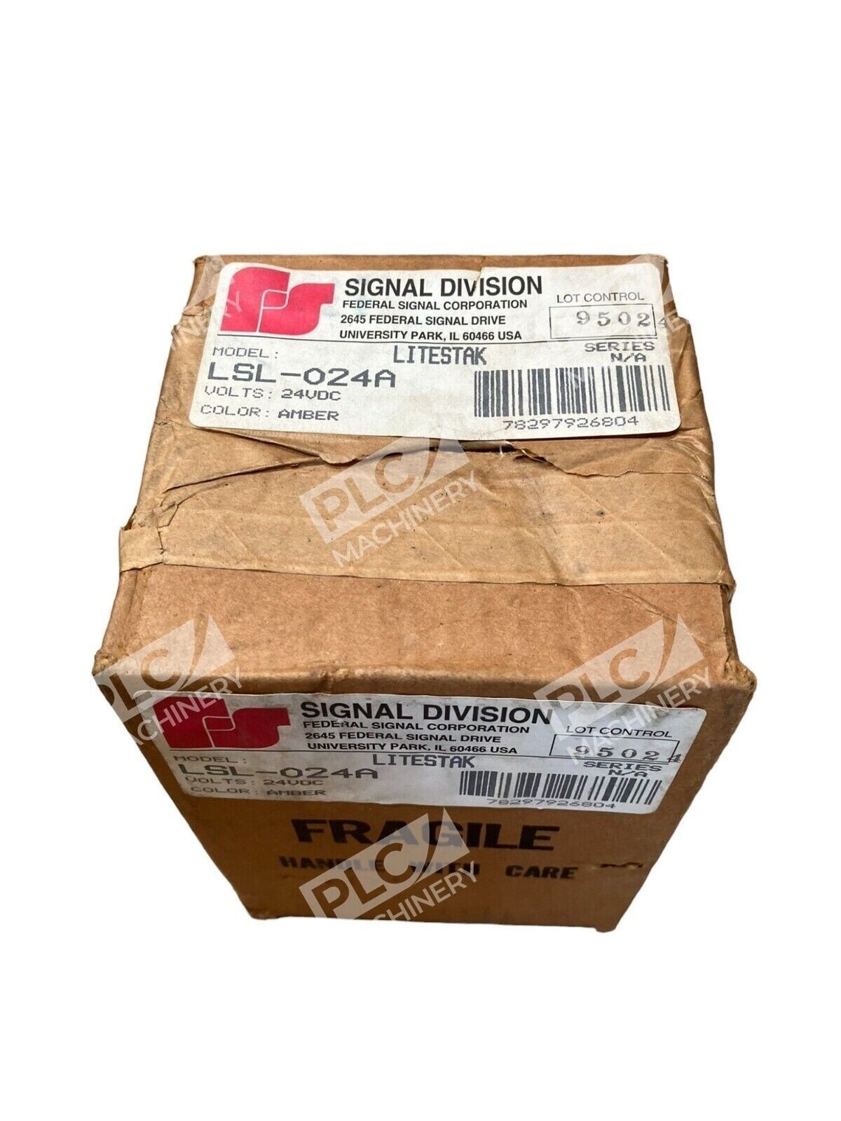 Federal Signal LSL-024A 24VDC Amber Litestak - Image 4