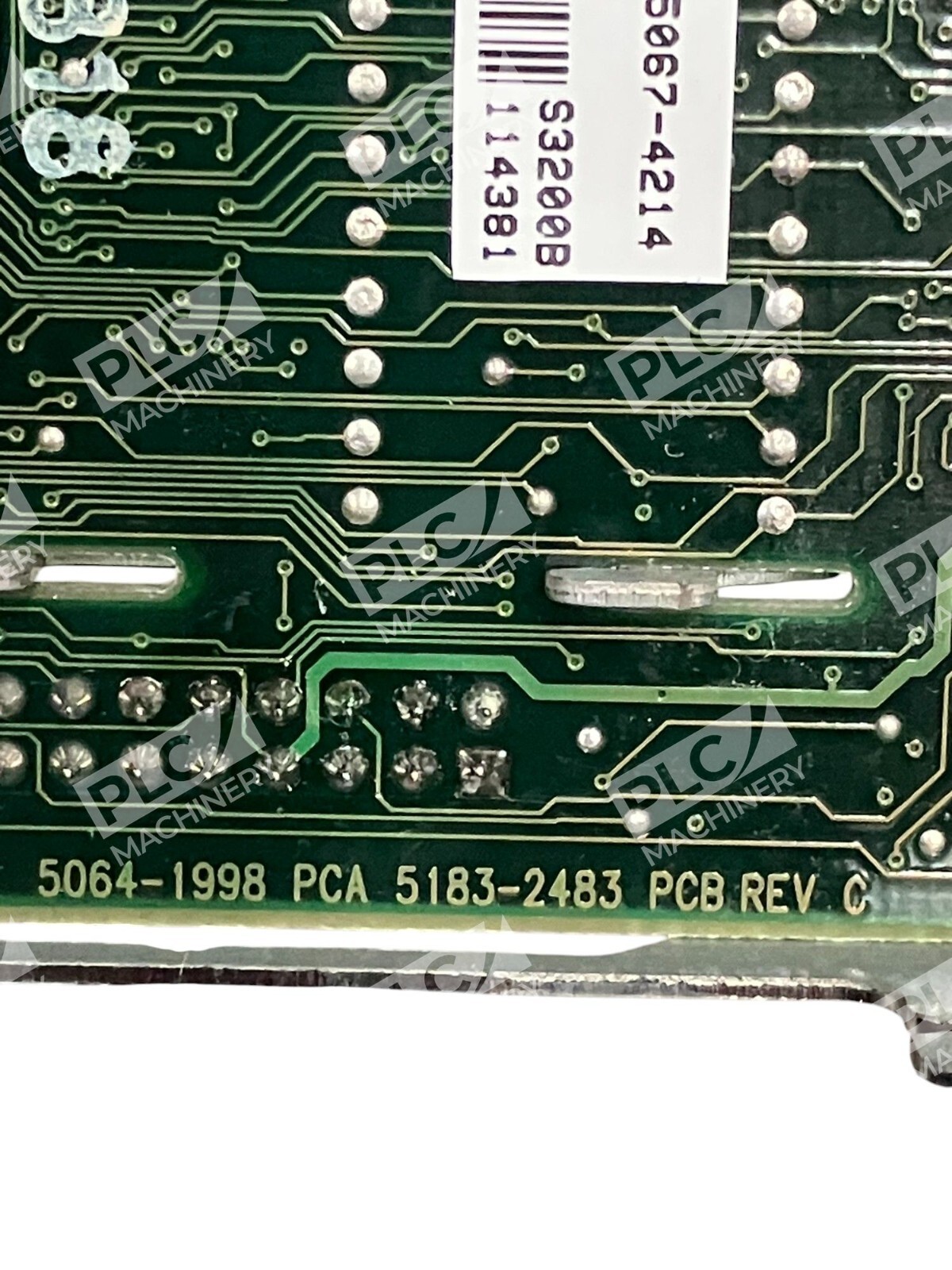 HP 5064-1998 PCA 5183-2483 PCB Rev C S3200B 5002-4862 Rev A Panel 5067-4214 - Image 5