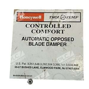 Honeywell Controlled Comfort Automatic Opposed Blade Damper 93 053H 005 01 226735268807