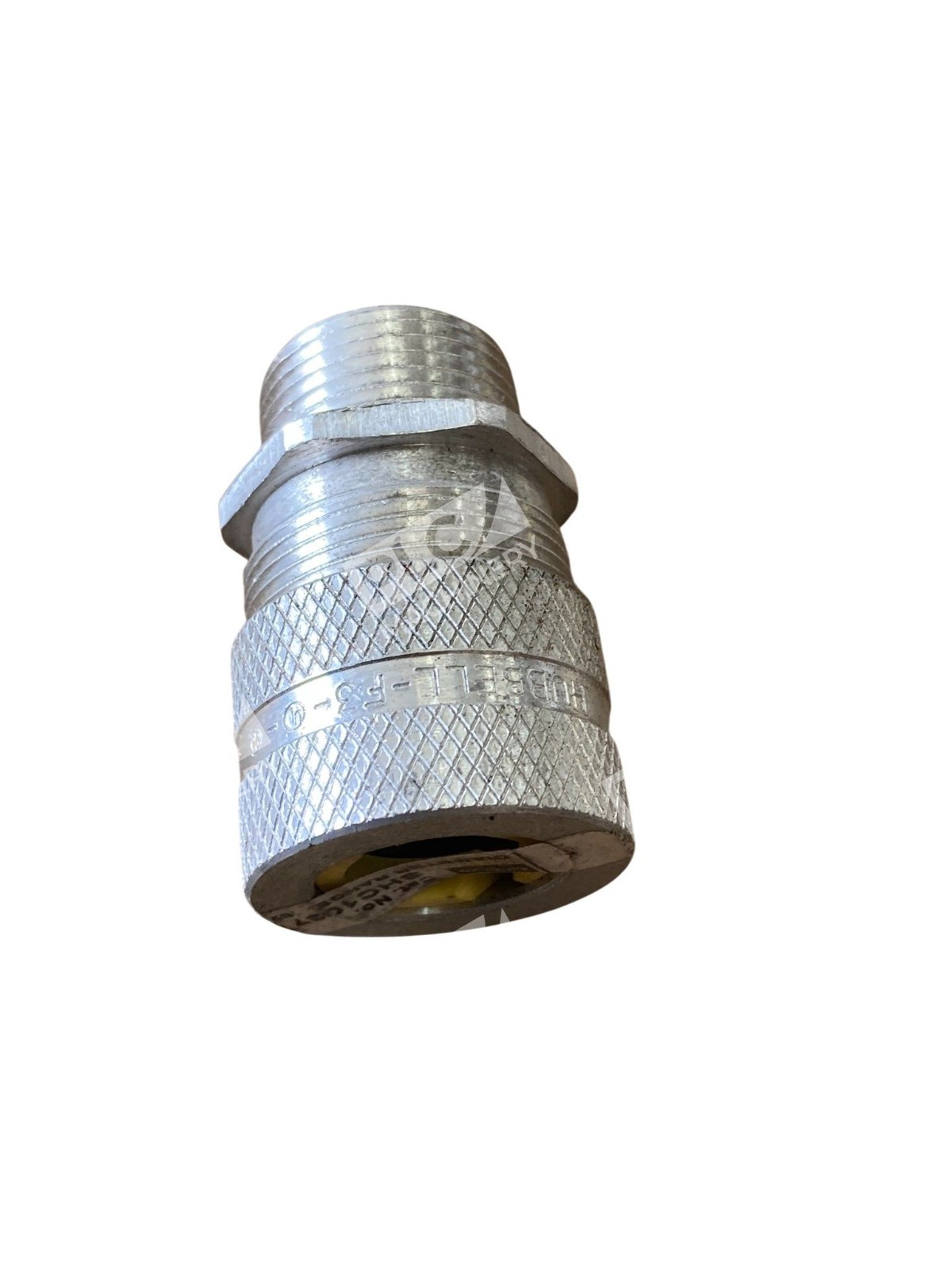 Hubbell SHC1037 Kellems Straight Male Strain Relief Cord Connector Aluminum 3/4"