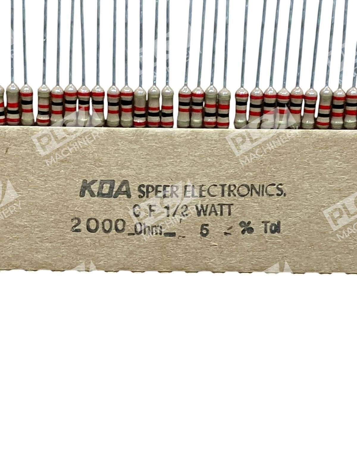KOA Speer Electronics CF 1/2 Carbon Film Resistors 2K Ohms One Box of 500 - Image 11