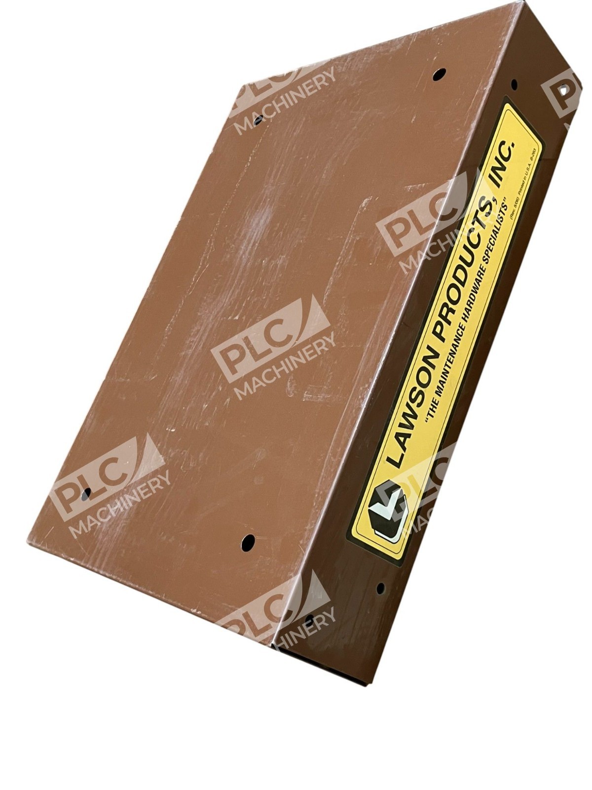 Lawson Products Brown Metal Box Cover Lid B-263 Rev 5/06 - Image 6