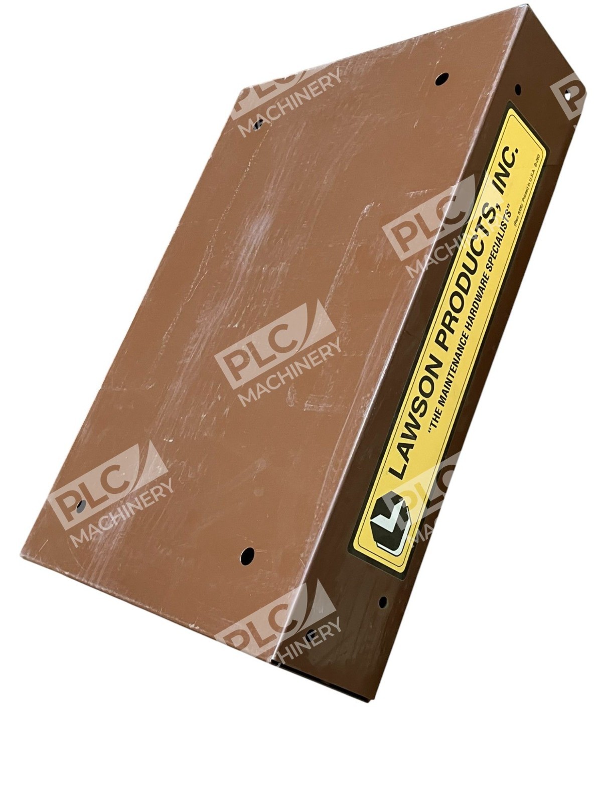 Lawson Products Brown Metal Box Cover Lid B-263 Rev 5/06 - Image 7