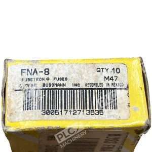 Lot of 10 Bussmann FNA-8 Time-Delay Fuse 8A 125V for Power Electronics