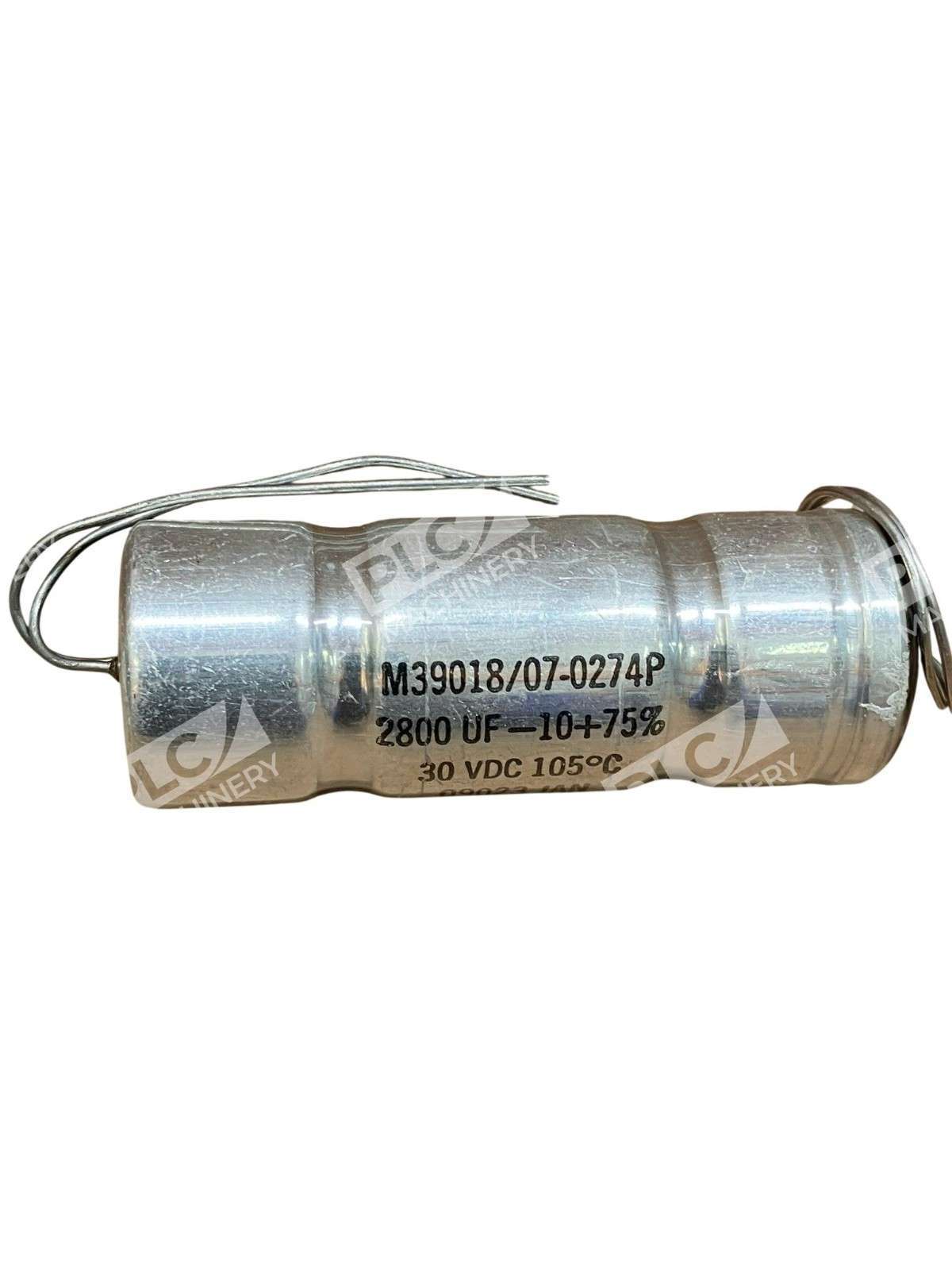 M39018/07-0274P MIL-Spec Electrolytic Capacitor 2800uF 30V Axial 105°C 8426 - Image 3