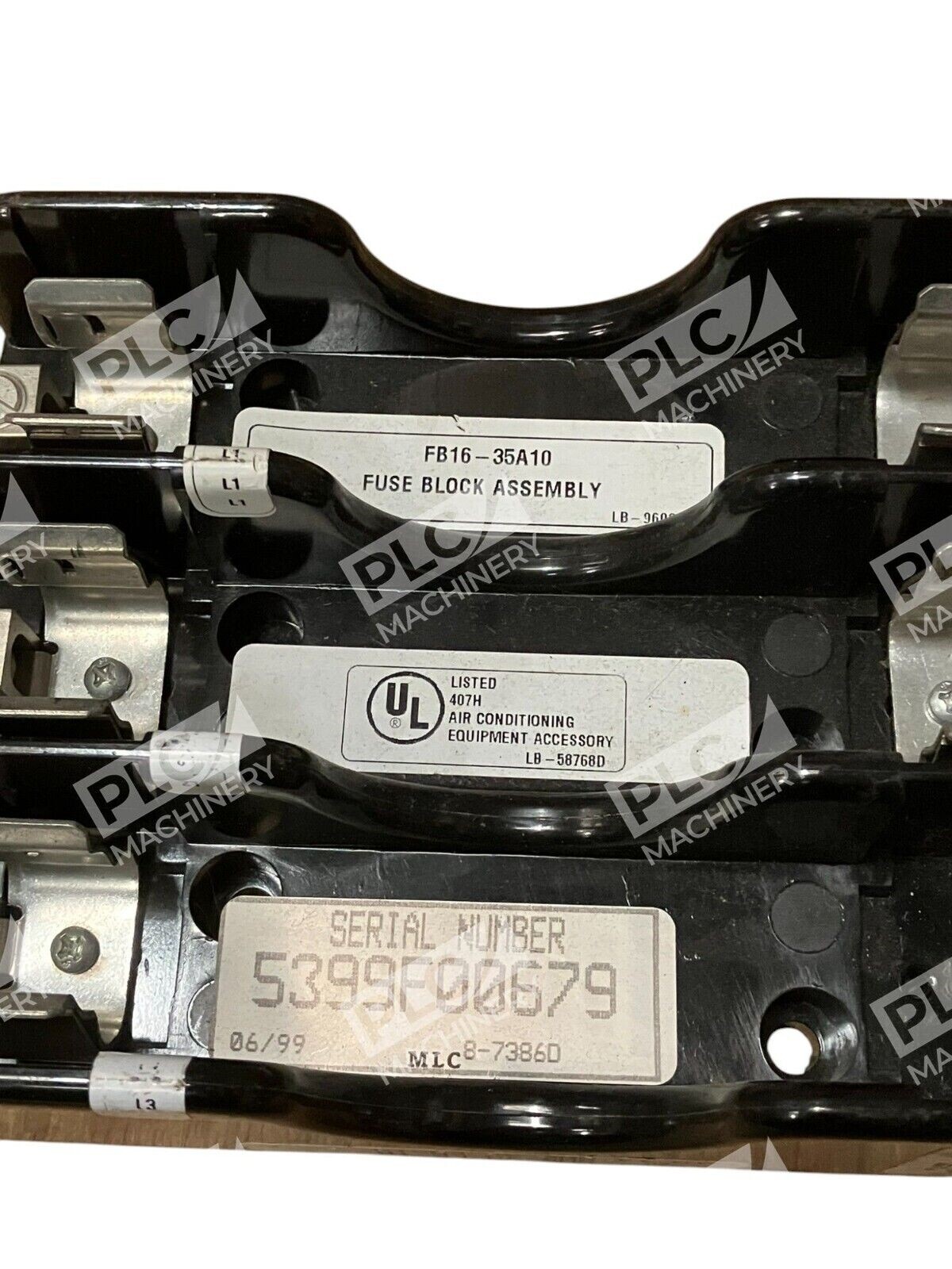 Marathon 600V 60A FB16-35A10 Fuse Block Assembly Fuse Holder R6F60A3B - Image 4