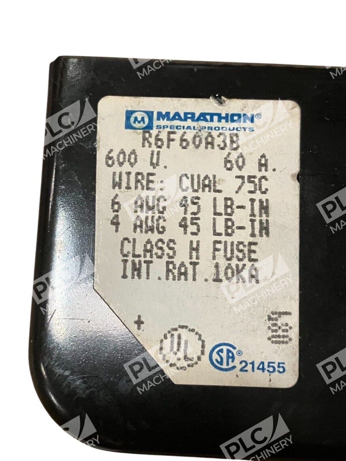 Marathon 600V 60A FB16-35A10 Fuse Block Assembly Fuse Holder R6F60A3B