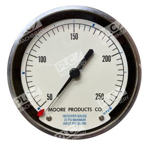 Moore Products 97 12 Receiver Gauge 25PSI Max Pressure Calibrated for 3 to 15PSI 226987187657