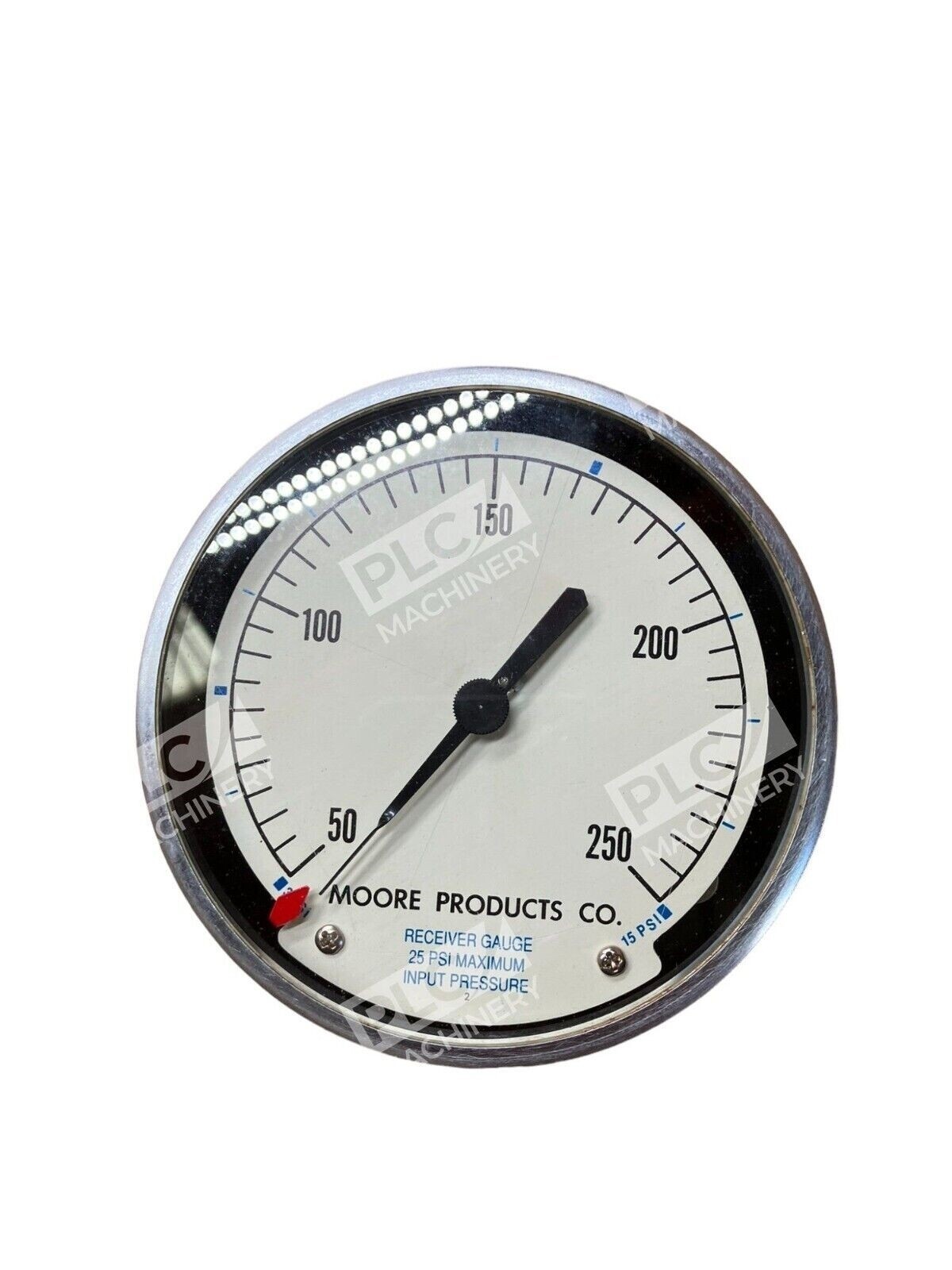 Moore Products 97 12 Receiver Gauge 25PSI Max Pressure Calibrated for 3 to 15PSI