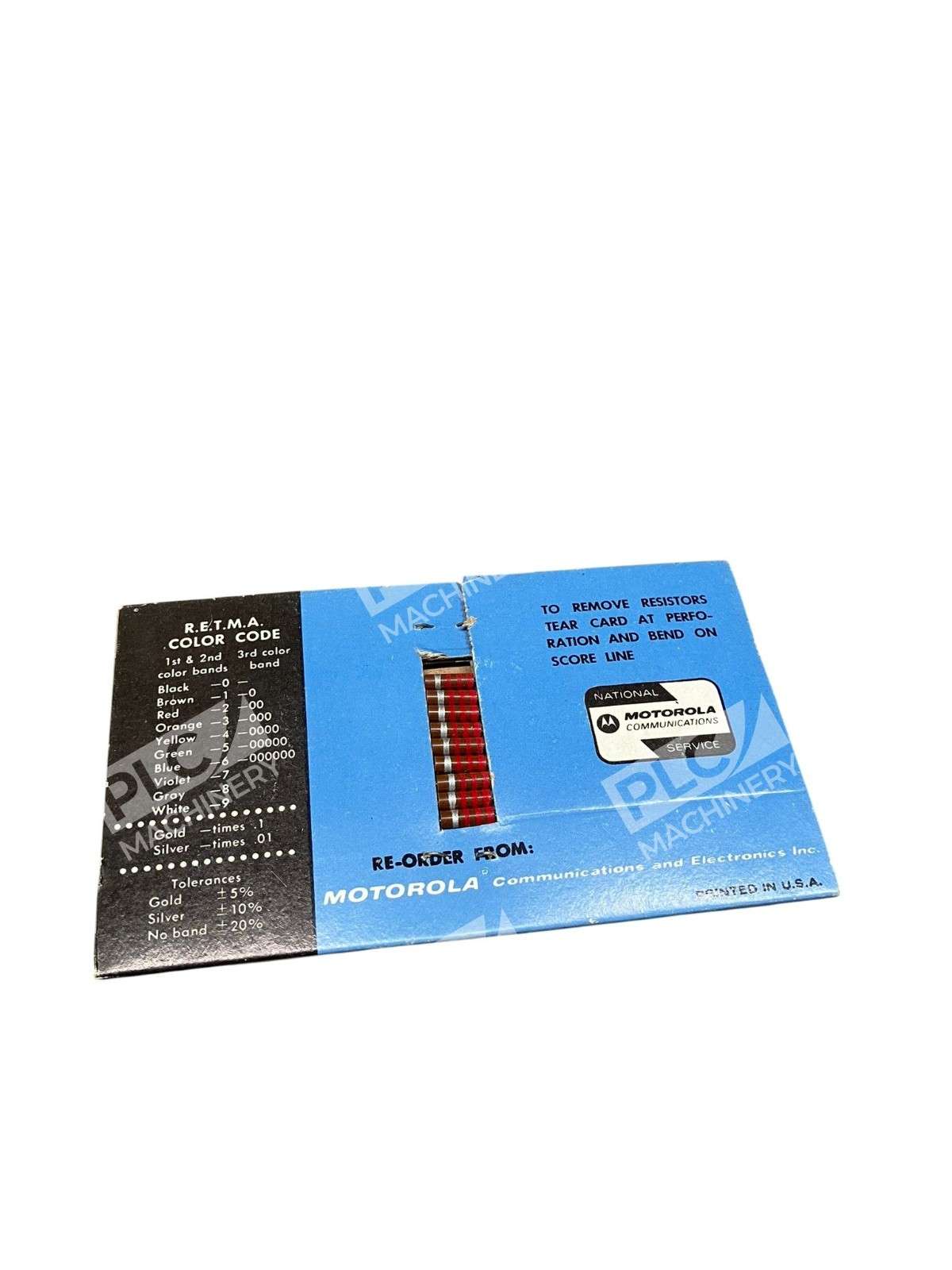 Motorola 2.2KΩ 0.5W ±10% Carbon Composition Resistor Pack 6-6069 Vintage - Image 4