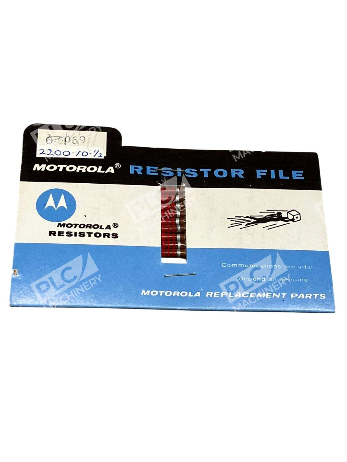 Motorola 2.2KΩ 0.5W ±10% Carbon Composition Resistor Pack 6-6069 Vintage