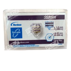 Nordson Saturn 02mm Orifice 13mm Hex Orifice Precision Nozzle 322008