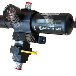 Norgren B74G-4AK-QP3-RMG Filter/Regulator w/ T74E-4AA-P1N Lockout Valve