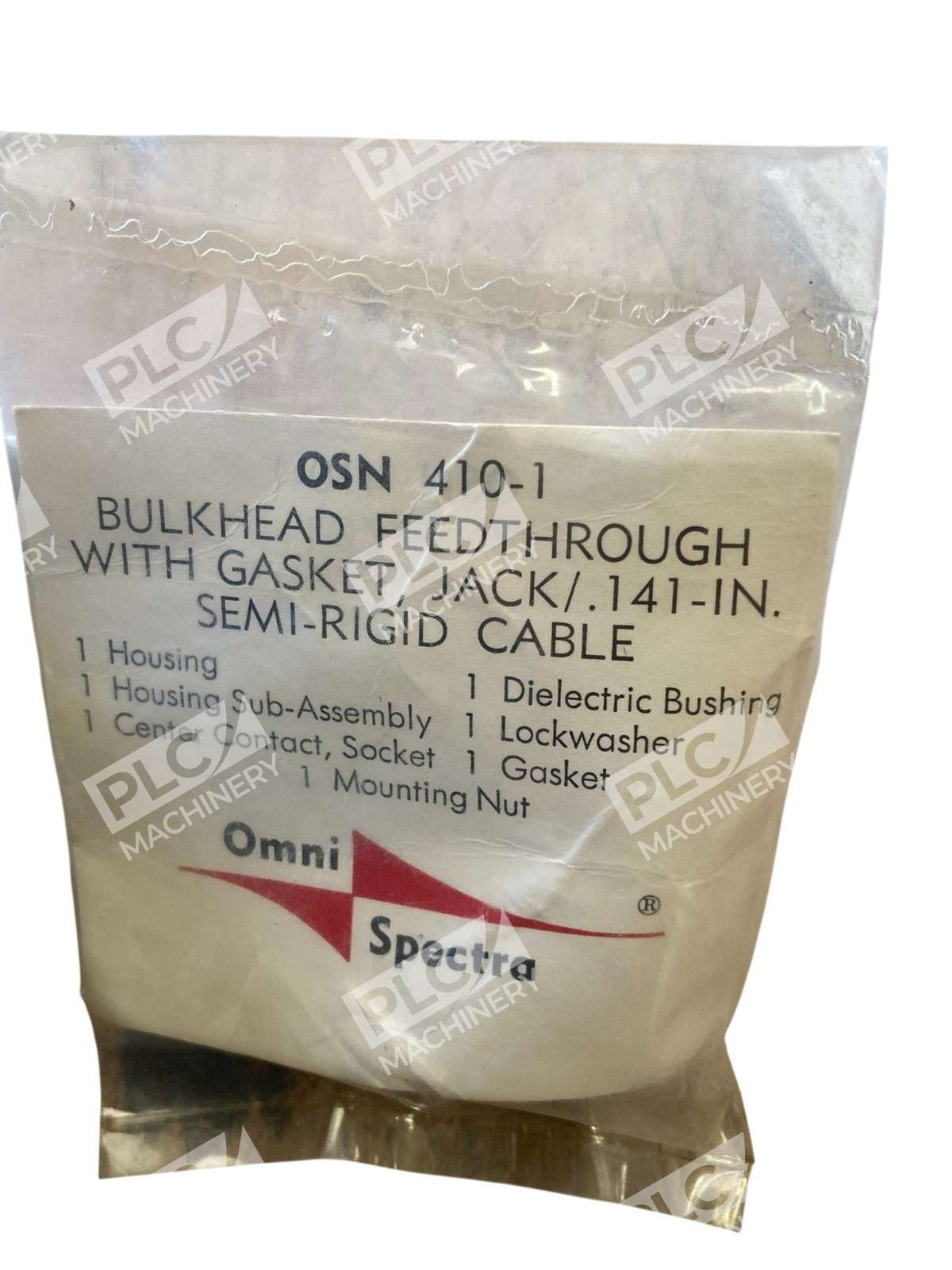 Omni Spectra OSN 410-1 Bulkhead Feedthrough Jack .141 Semi-Rigid RF - Image 7