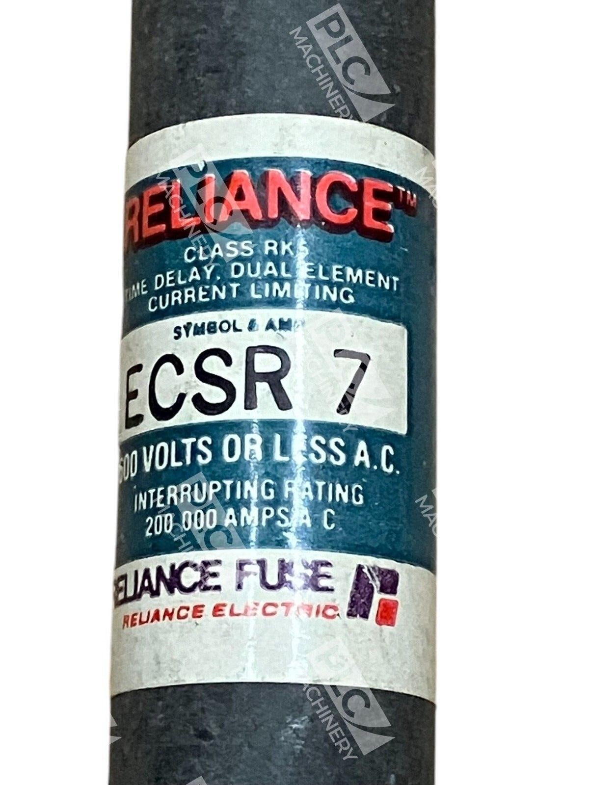 Reliance Fuse 7A 600V ECSR7 (lot of 2) - Image 4