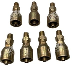 Ryco T200 Series IAE T232N 0808 Hydraulic Hose Fitting ABJ4F Lot of 7