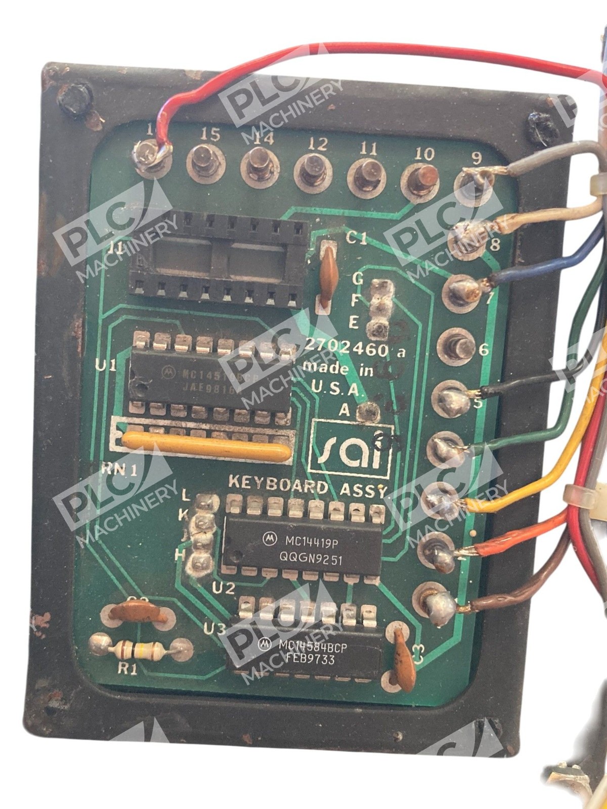 Sai 2702460 Keyboard Assy. 12-Button Numeric Keypad Operator Control Panel - Image 4
