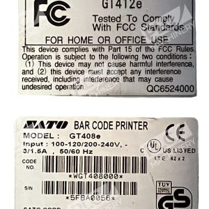 Sato GT408e Thermal Barcode Printer 226984915987