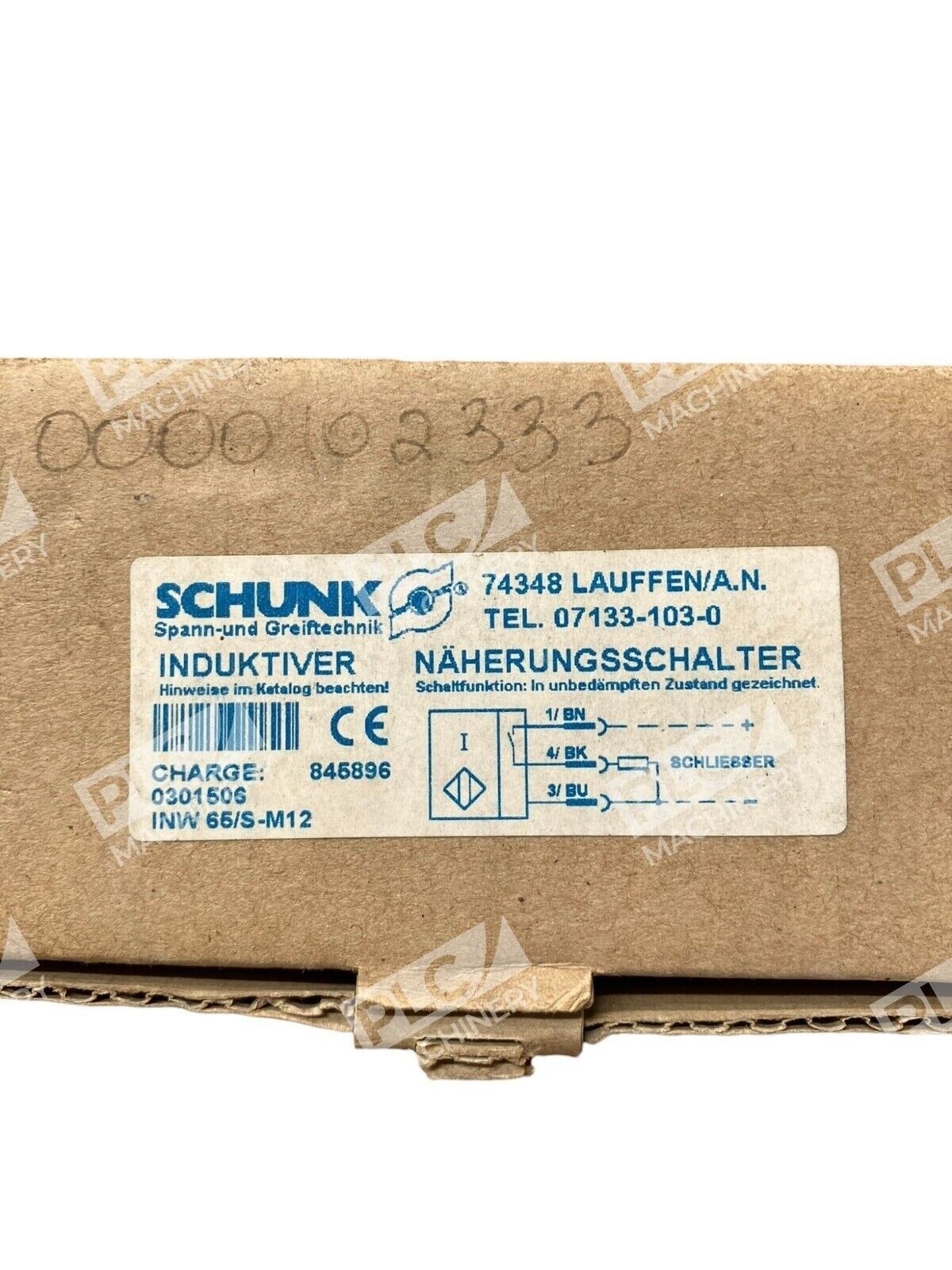 Schunk INW 65/S-M12 Inductive Proximity Sensor 0301506 - Image 3