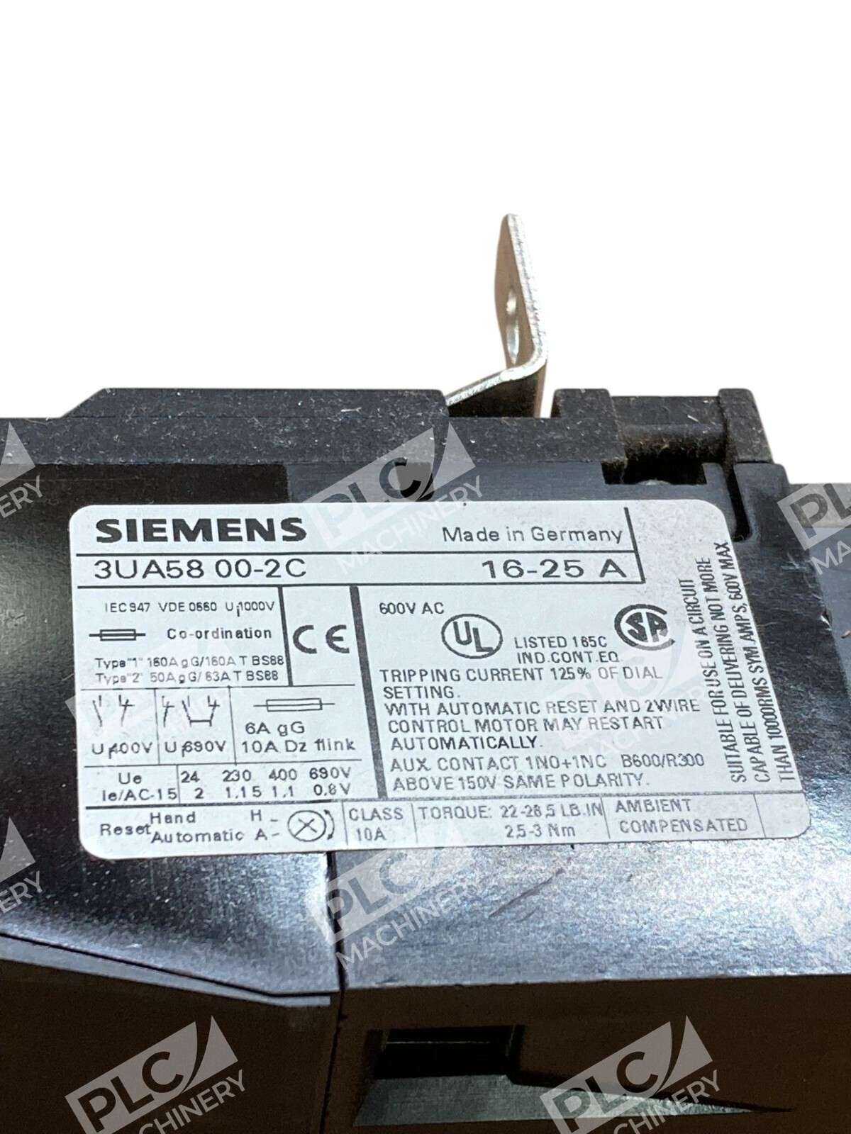 Siemens 16-25A Overload Relay 3UA58 00-2C - Image 8