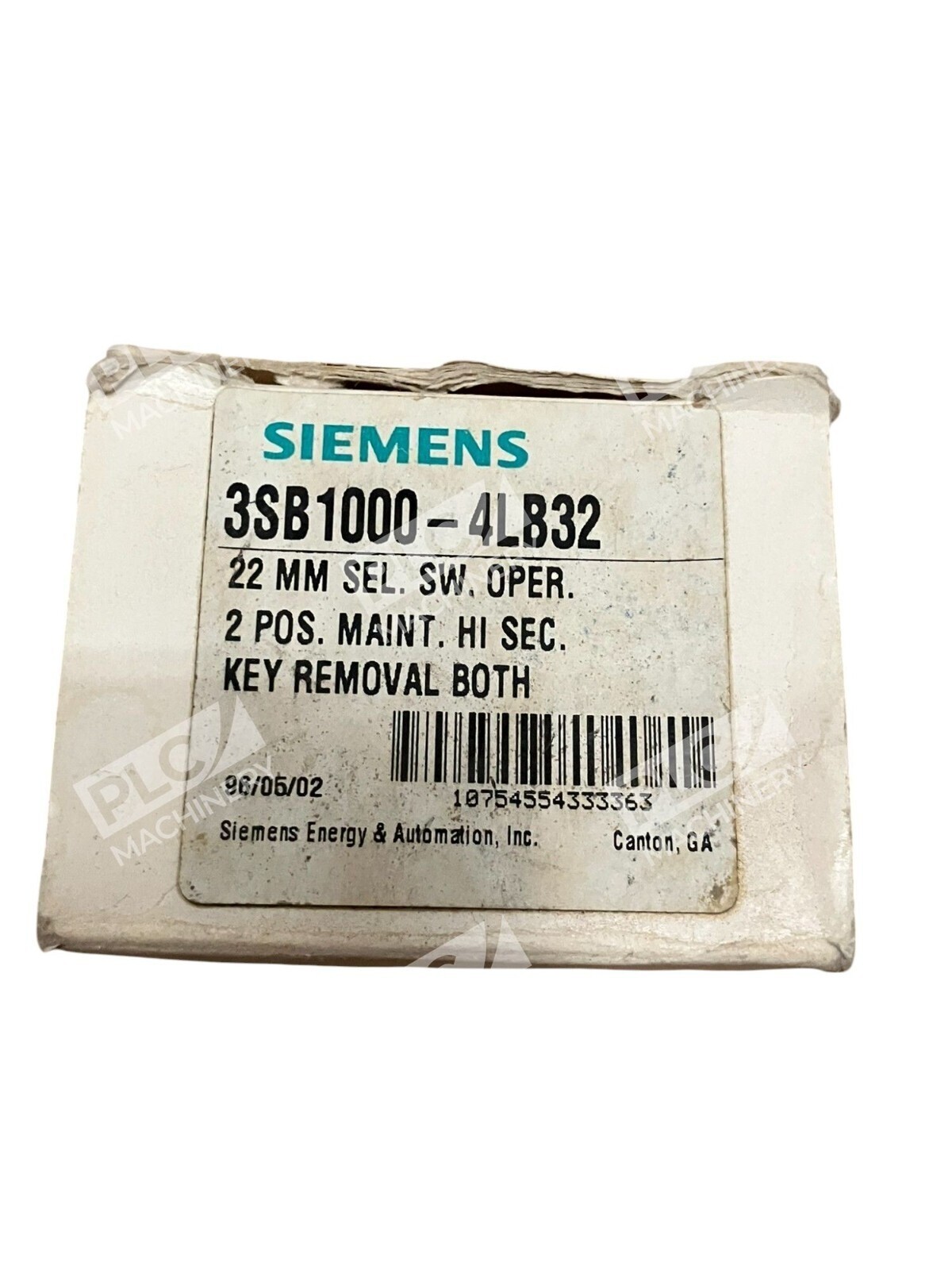 Siemens 22mm 2 Position Maintain Both Key Removal Selector Switch 3SB1000-4LB32 - Image 3