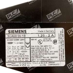 Siemens 3UA5900 1B 125 2A Overload Relay 3UA59 00 1B 226794220897