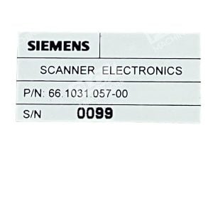 Siemens 661031057 00 Scanner Electronics 226984909637