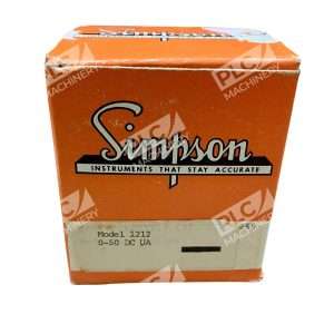 Simpson Electric 1212 Analog Panel Meter 0–50 µA DC Microamperes