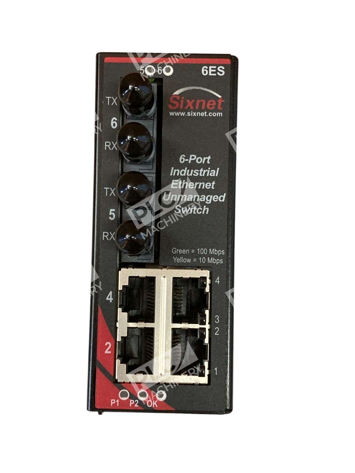 Sixnet 200mA At 30VDC 6-Port Industrial Ethernet Unmanaged Switch SLX-6ES-4ST - Image 5