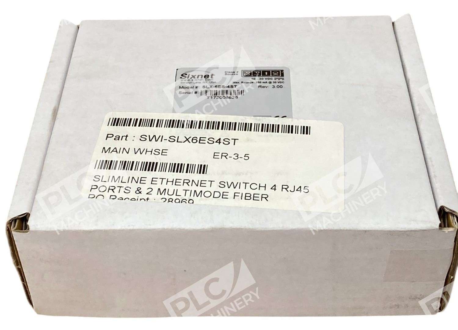 Sixnet 200mA At 30VDC 6-Port Industrial Ethernet Unmanaged Switch SLX-6ES-4ST