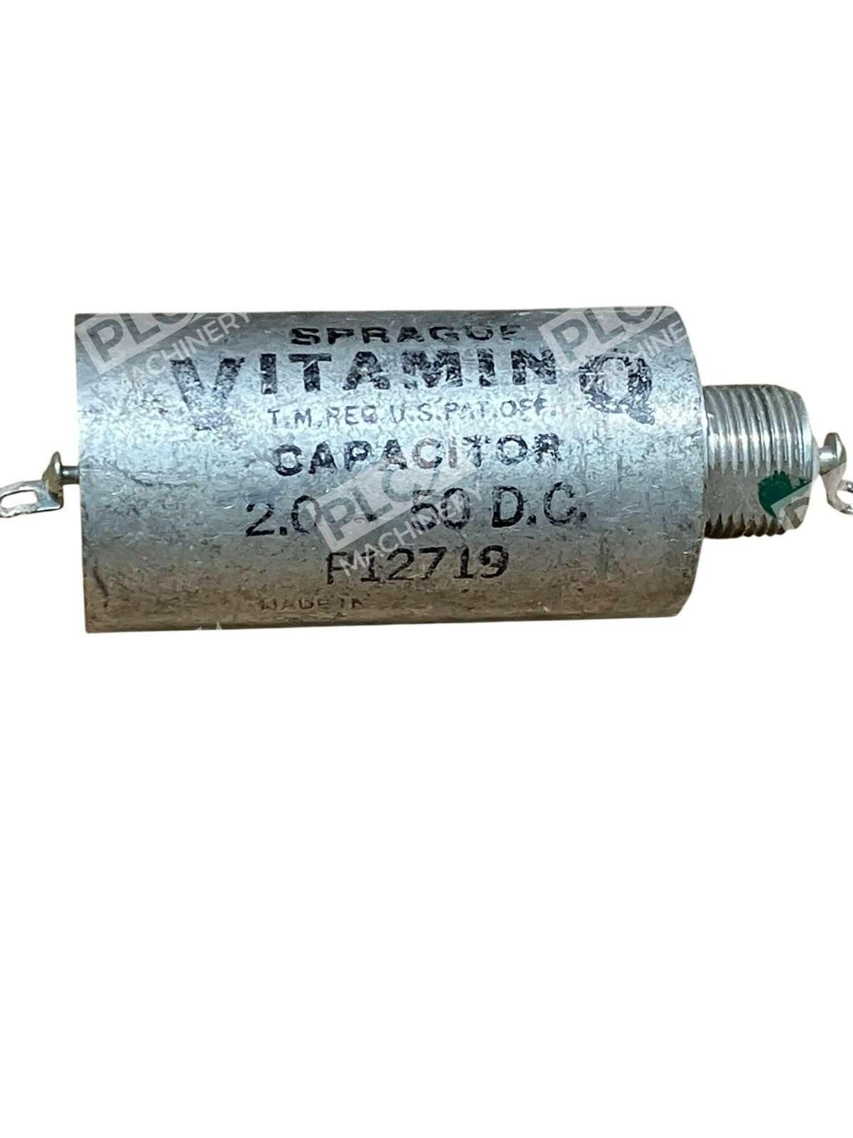 Sprague P12719 Vitamin Q Paper-in-Oil Capacitor 2µF 50DC - Image 3