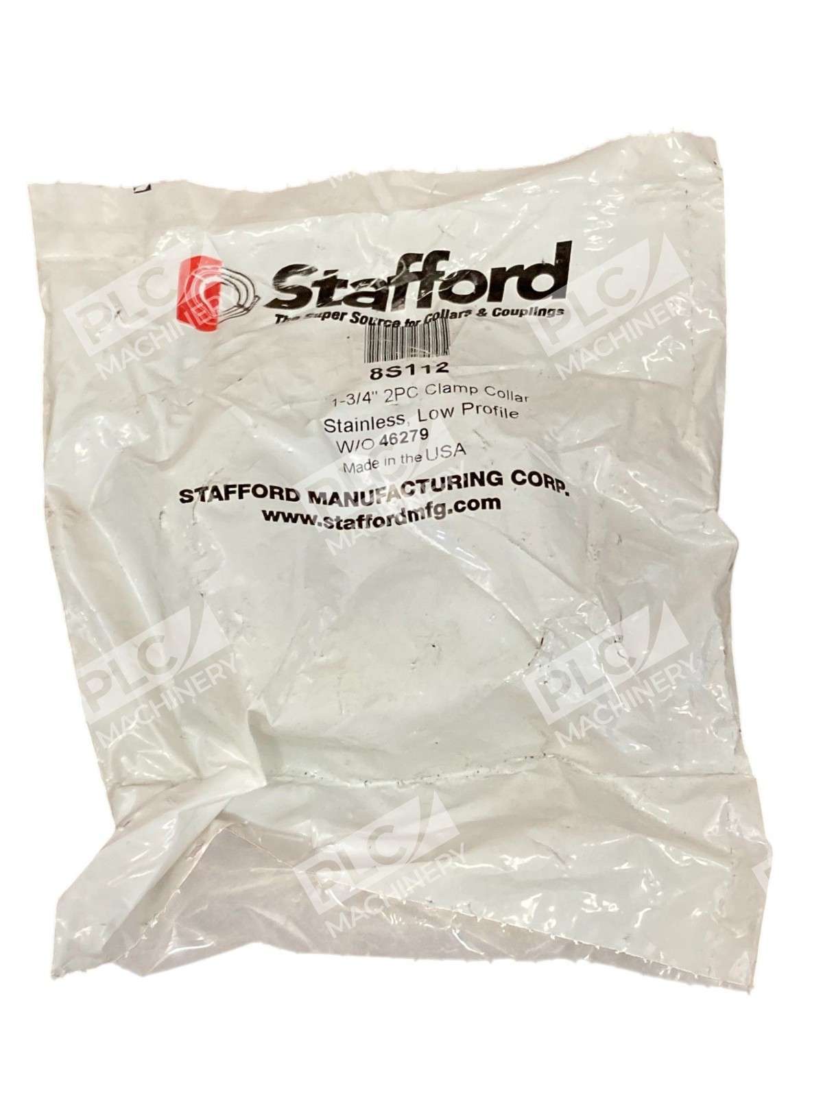 Syafford 1-3/4" 2PC Stainless Low Profile Clamp Collar 8S112 (lot of 2) - Image 3