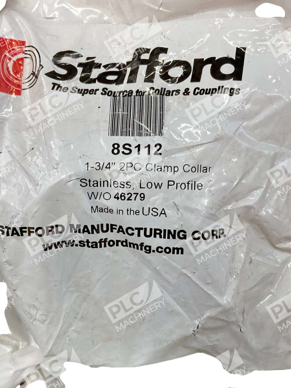 Syafford 1-3/4" 2PC Stainless Low Profile Clamp Collar 8S112 (lot of 2) - Image 4