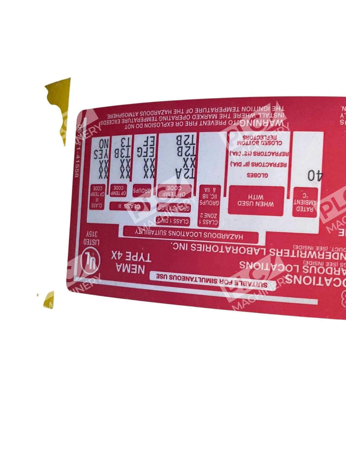 T&B Hazlux 3 DS040C04L-TGC-C2U Ceiling Mount Light w/ Globe & Guard 400W - Image 12