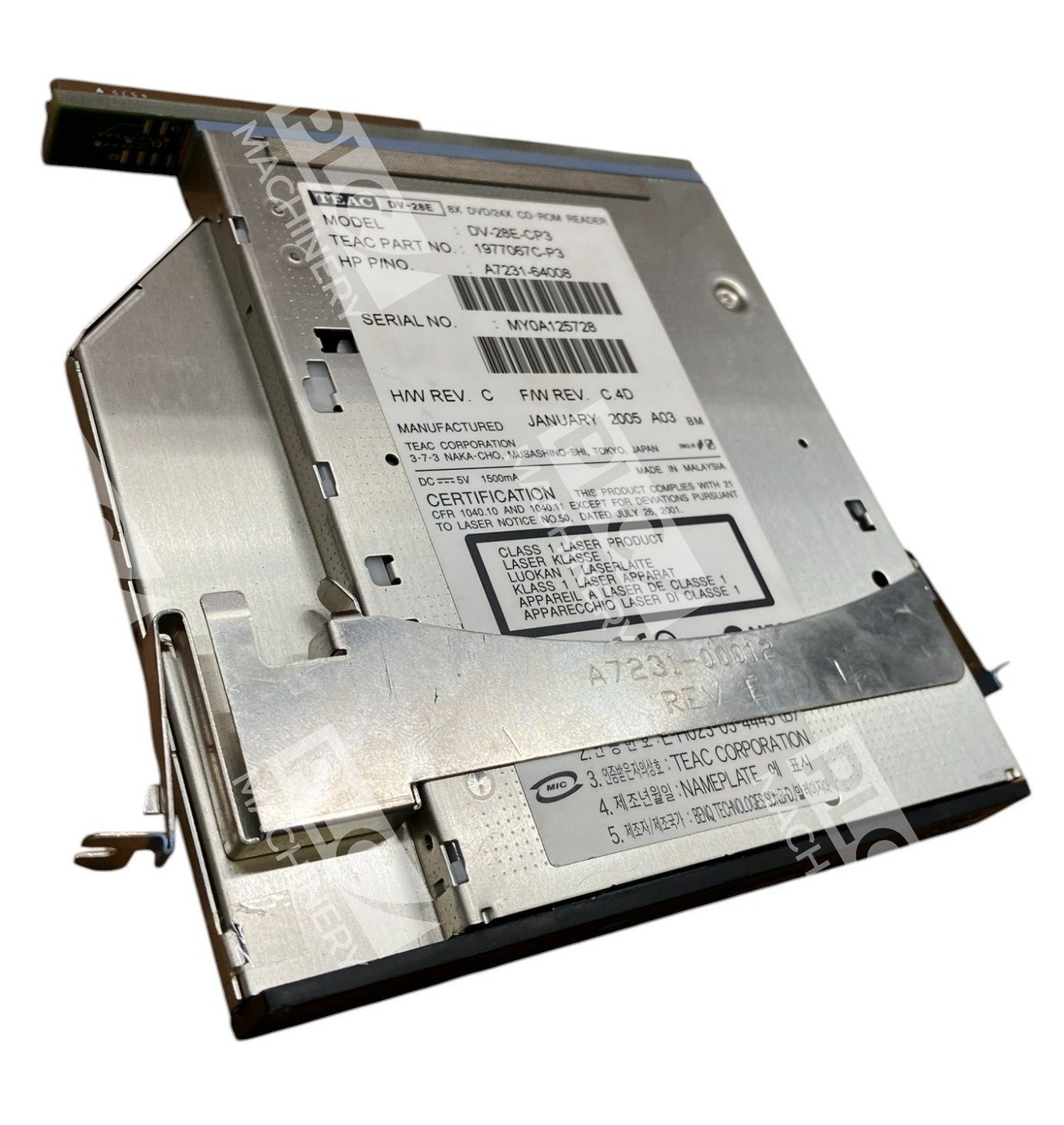 Teac 1977067C-P3 DV-28E 8X DVD / 24X CD-ROM Reader DV-28E-CP3 - Image 3