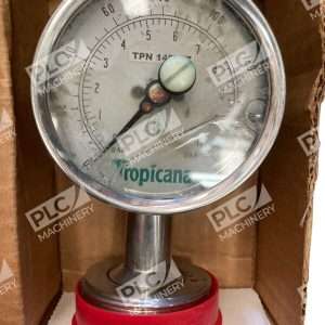 Tropicana 3S EB 1 12SMS GF BT SS 0 160PSI Sani Flow Pressure Gauge 140967 226477909767