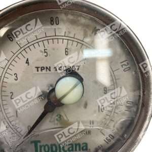Tropicana 3S EB 1 12SMS GF BT SS 0 160PSI Sani Flow Pressure Gauge 140967 226477909767