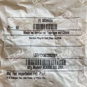 WW Grainger Retaining 38DM66A 20mm Dia Shaft External Snap Rings Pack of 50 297702827197