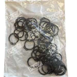 WW Grainger Retaining 38DM66A 20mm Dia Shaft External Snap Rings Pack of 50 297702827197