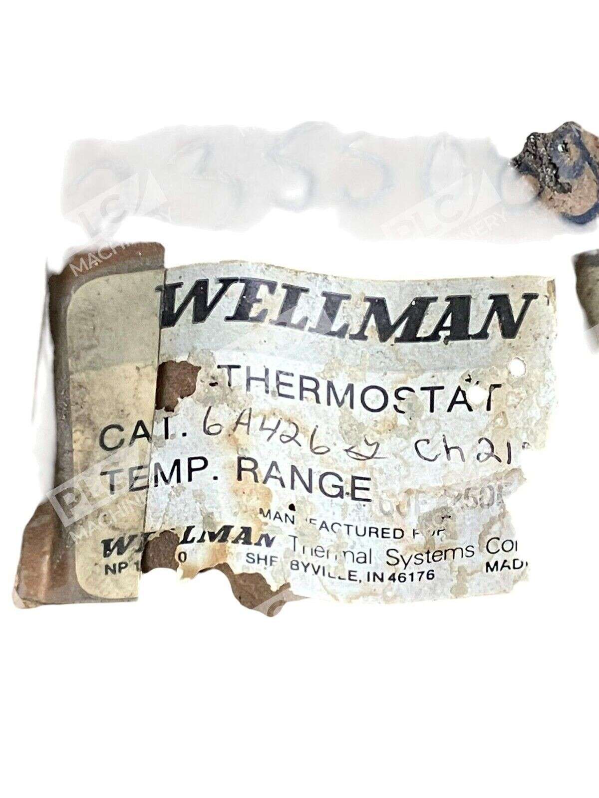 Wellman Ch21 60F-250F Thermostat 6A426G - Image 4