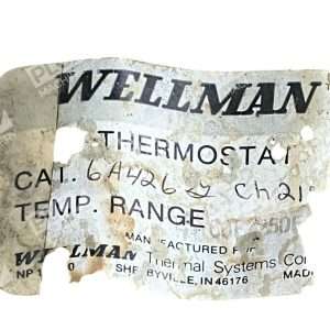 Wellman Ch21 60F 250F Thermostat 6A426G