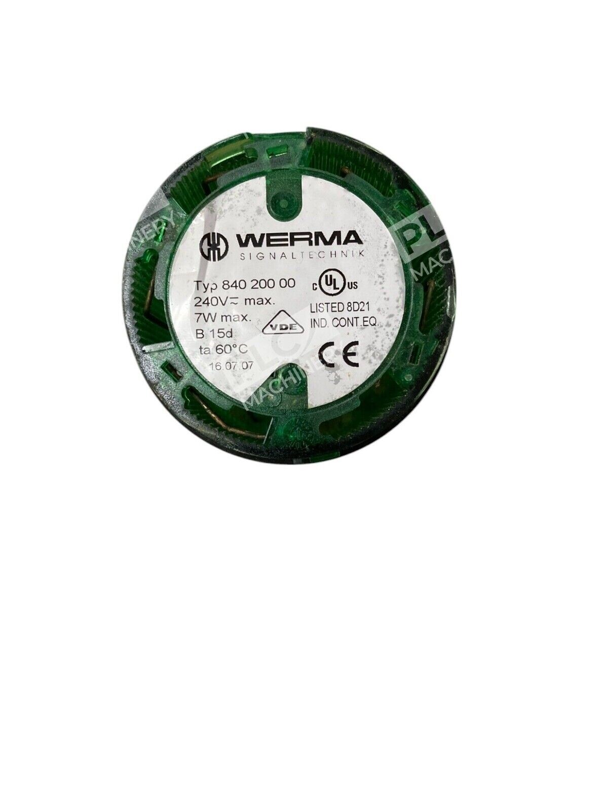 Werma Signaltechnik 7W Green Stack Light 840-200-00 - Image 3